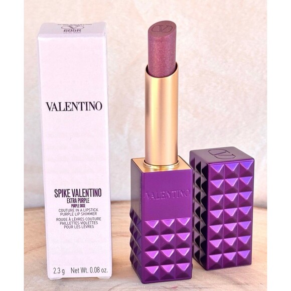 Valentino Purple LE Spike Extra Purple Shimmer Color #605R Lilac Rain NEW In Box - Picture 4 of 5